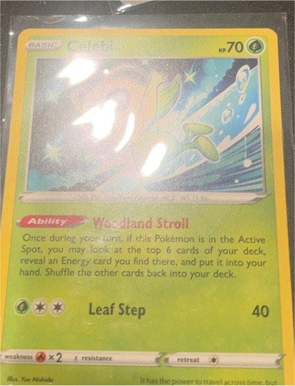 2021 Pokémon TCG Shining Fates #003 Celebi — front