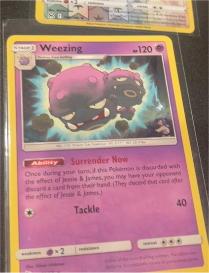 2019 Pokémon Hidden Fates #29 Weezing — front