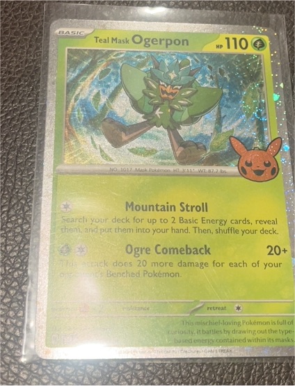 2024 Pokémon TCG Trick or Trade #24 Teal Mask Ogerpon — front