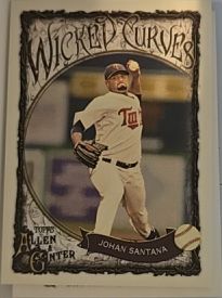 2025 Topps Allen & Ginter #WC-13 Johan Santana Wicked Curves — front