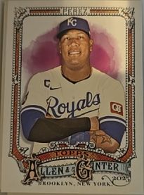 2025 Topps Allen & Ginter #165 Salvador Perez — front