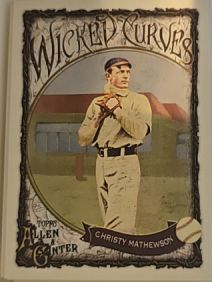 2025 Topps Allen & Ginter #WC-38 Christy Mathewson Wicked Curves — front