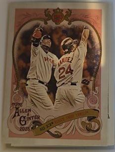 2025 Topps Allen & Ginter #SV-17 David Ortiz Sweet Victory — front