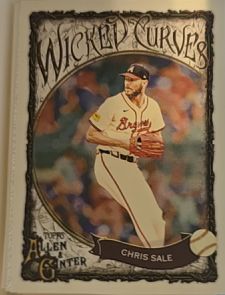 2025 Topps Allen & Ginter #WC-16 Chris Sale Wicked Curves — front