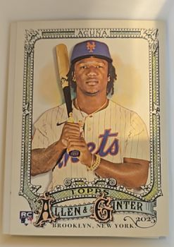 2025 Topps Allen & Ginter #107 Luisangel Acuña — front