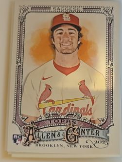 2025 Topps Allen & Ginter #127 Thomas Saggese — front
