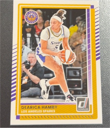 2025 Donruss WNBA #43 Dearica Hamby — front