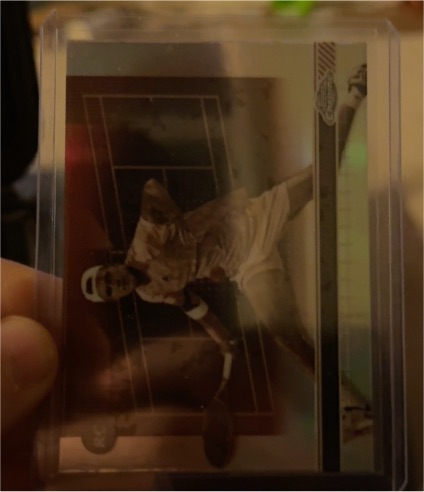 2024 Topps Chrome Tennis Negative Refractor — front