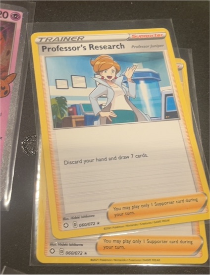 2021 Pokémon Shining Fates #060 Professor's Research — front