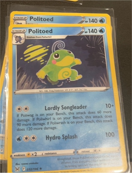 2022 Pokémon #32 Politoed — front