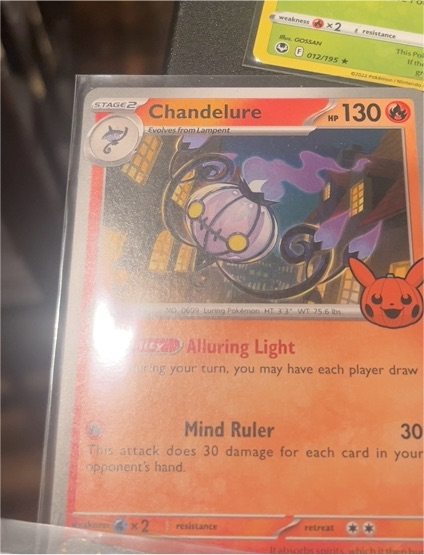 2024 Pokémon Trick or Trade #038 Chandelure — front