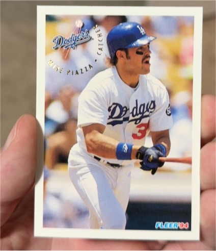 1994 Fleer #520 Mike Piazza — front