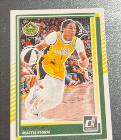 2025 Donruss WNBA #69 Zia Cooke — front