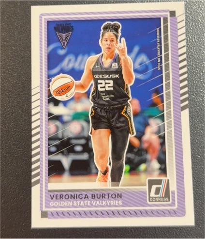 2025 Donruss WNBA #21 Veronica Burton — front