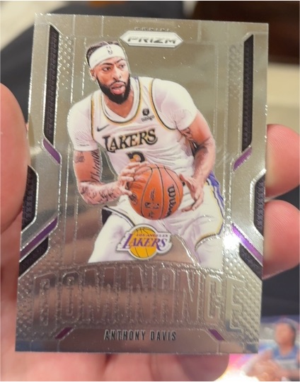 2024-25 Panini Prizm #25 Anthony Davis Dominance — front