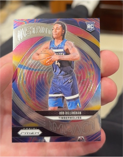 2024-25 Panini Prizm #8 Rob Dillingham Instant Impact Rookie — front