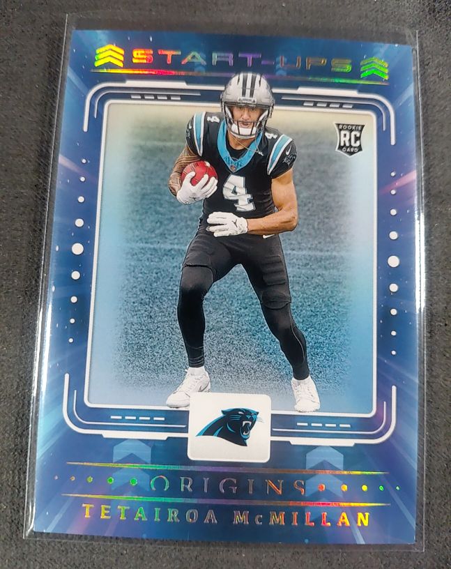 2025 Panini Origins #16 Tetairoa McMillan Start-Ups Carolina Panthers — front