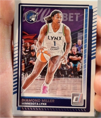 2025 Panini Donruss WNBA #17 Diamond Miller — front