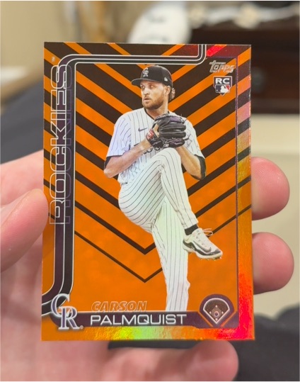 2025 Topps Update #US321 Carson Palmquist — front