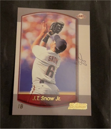 2000 Bowman #36 J.T. Snow Jr. — front