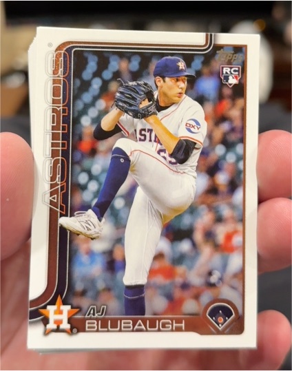 2025 Topps Update #US177 AJ Blubaugh — front