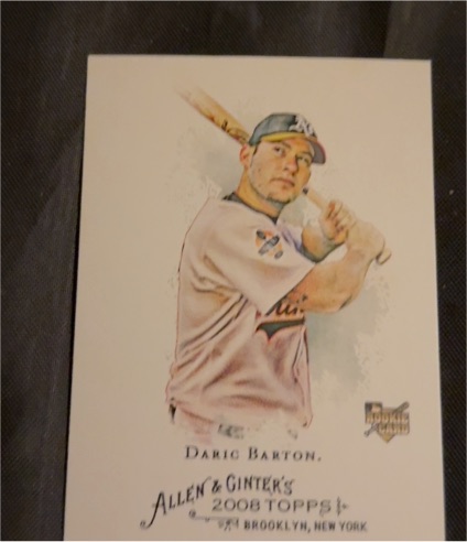 2008 Topps Allen & Ginter #199 Daric Barton — front