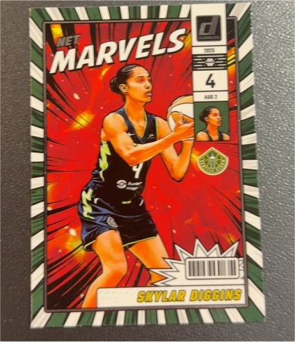2025 Panini Donruss WNBA #13 Skylar Diggins Net Marvels — front