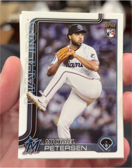 2025 Topps Update #US49 Michael Petersen — front