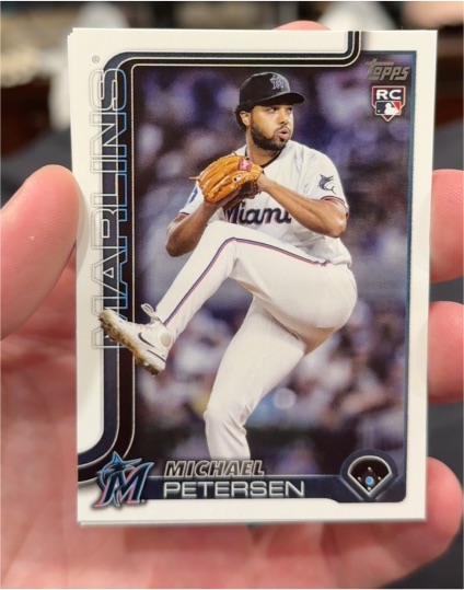 2025 Topps Update #US49 Michael Petersen — front