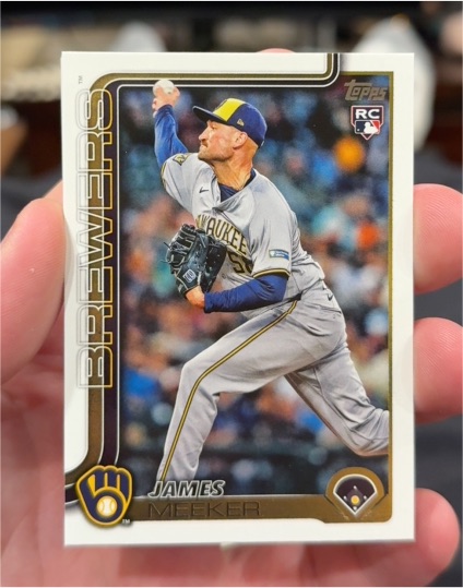 2025 Topps Update #US326 James Meeker — front
