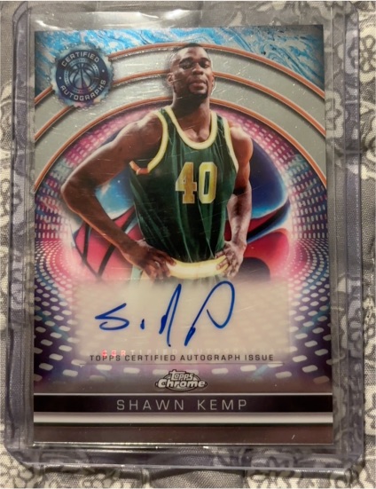 2024-25 Topps Chrome Certified Autographs #TCAI-SK Shawn Kemp — front