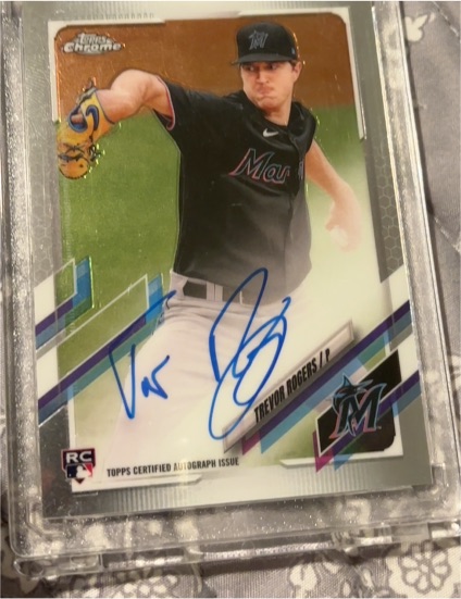 2021 Topps Chrome #RA-TR Trevor Rogers — front