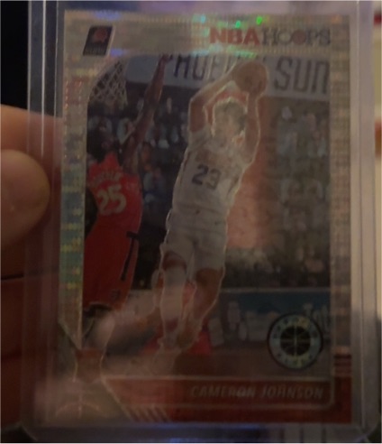 2019-20 Panini NBA Hoops Premium Stock #208 Cameron Johnson — front