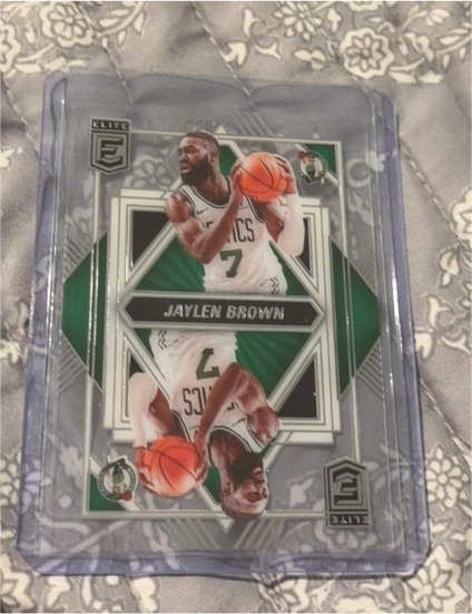 2021-22 Donruss Elite #28 Jaylen Brown — front