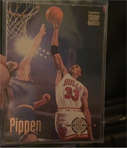 1993 Topps Stadium Club High Court Scottie Pippen — front