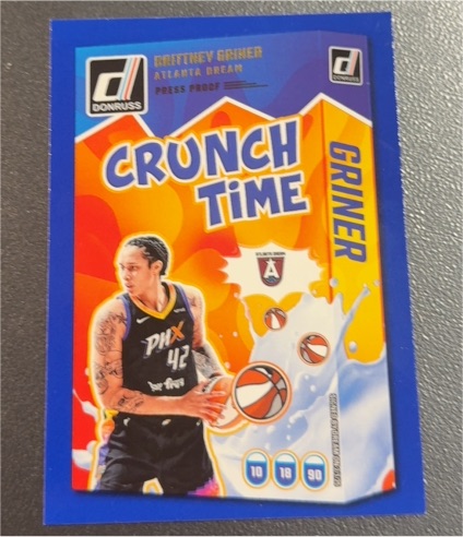 2025 Panini Donruss WNBA #14 Brittney Griner Crunch Time — front