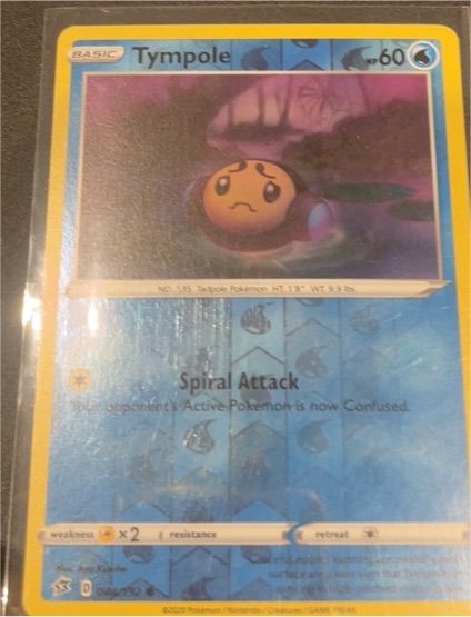 2020 Pokémon Rebel Clash #44 Tympole — front