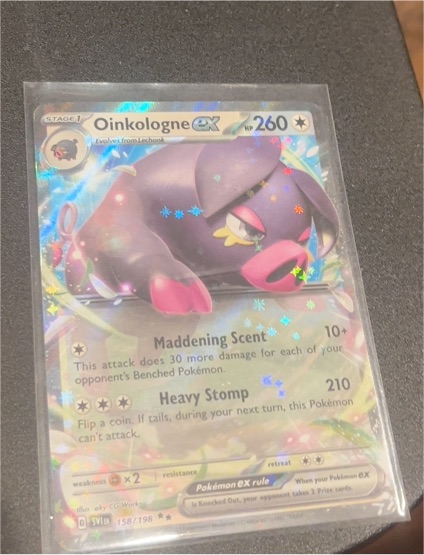2023 Pokémon Scarlet & Violet #158 Oinkologne ex — front