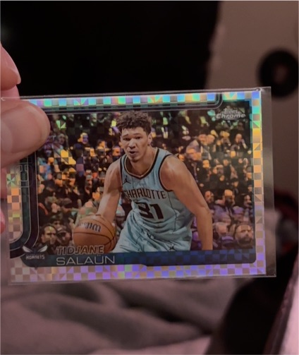 2025-26 Topps Chrome #8 Tidjane Salaun — front