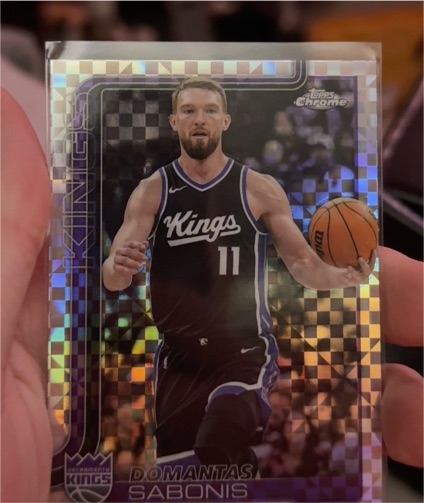 2025-26 Topps Chrome #229 Domantas Sabonis — front