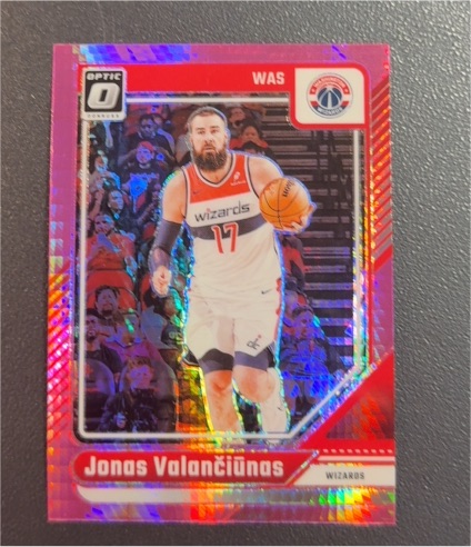 2024-25 Panini Donruss Optic #21 Jonas Valančiūnas — front