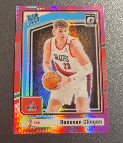 2024-25 Panini Donruss Optic #272 Donovan Clingan — front