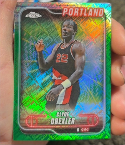 2024-25 Topps Chrome #30 Clyde Drexler — front