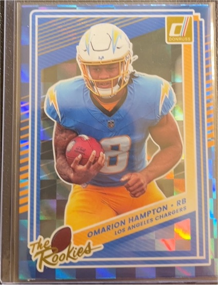 2025 Donruss The Rookies #8 Omarion Hampton — front