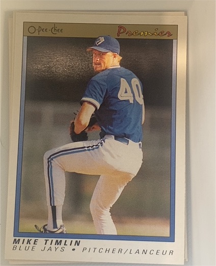 1991 O-Pee-Chee Premier #122 Mike Timlin — front