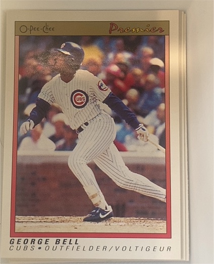 1991 O-Pee-Chee Premier #6 George Bell — front