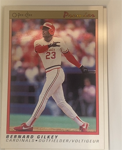 1991 O-Pee-Chee Premier #51 Bernard Gilkey — front