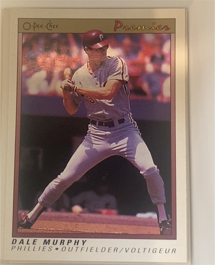 1991 O-Pee-Chee Premier #85 Dale Murphy — front
