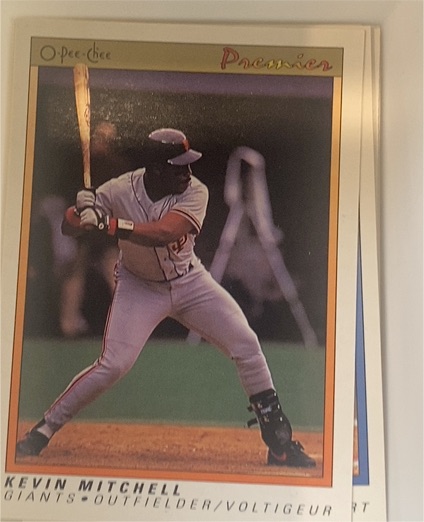 1991 O-Pee-Chee Premier #81 Kevin Mitchell — front
