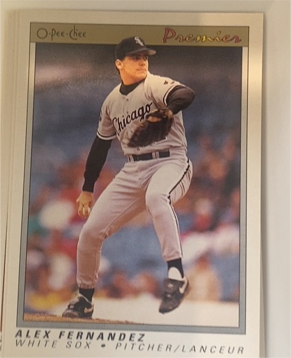1991 O-Pee-Chee Premier #42 Alex Fernandez — front